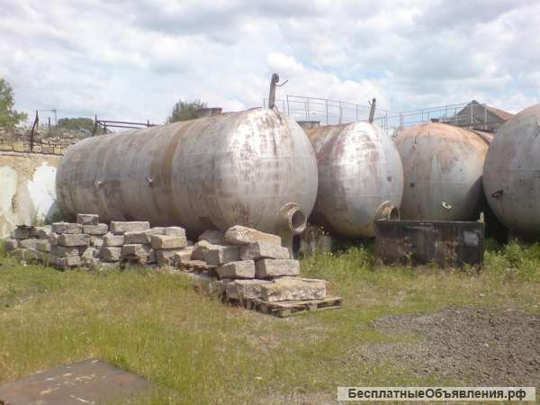 С хранения не битая емкость с объемом в 75 кубометров б/у