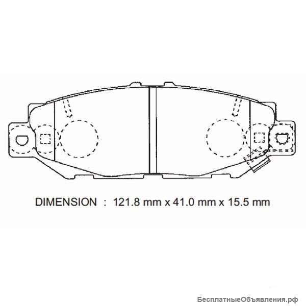 Тормозные колодки akebono an-398wk toyota jzx100-105 Rear