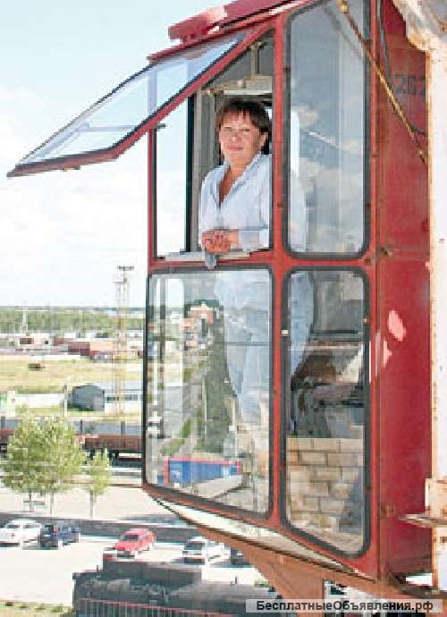 Требуется машинист башенного крана