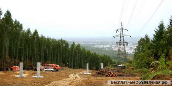 Строительство и монтаж опор ЛЭП