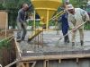 Копка траншей. Бетонные работы.