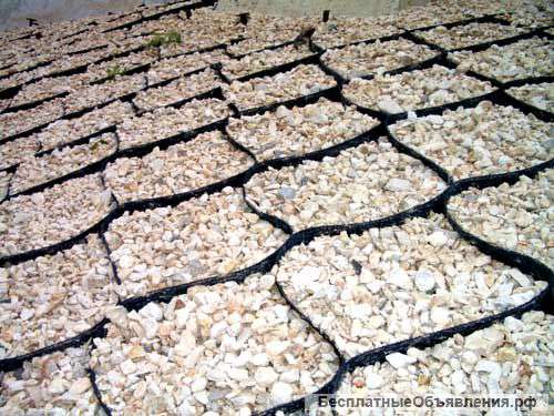 Парковки в щебне, экопарковки