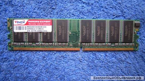 Vdata 512 МБ DDR 400 МГц DIMM Оперативная память оригинальная