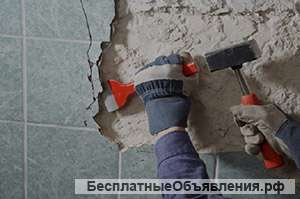 Разнорабочие на демонтаж перегородок и вынос мусора в Москве