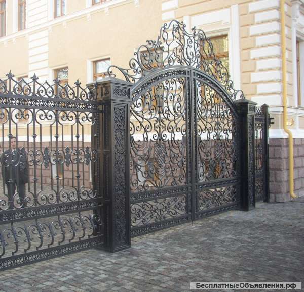 Художественная ковка (ворота, заборы, лестницы, предметы интерьера)