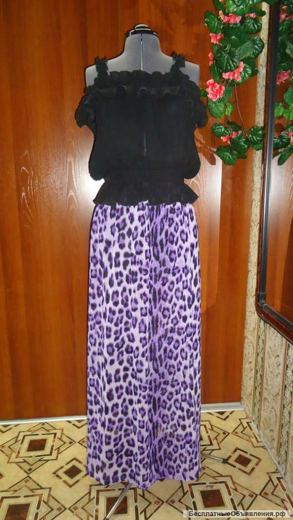 Топ и юбку из шифона