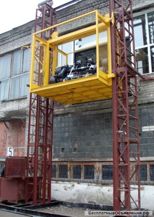 Подъемник мачтовый грузовой строительный ПМГ-1