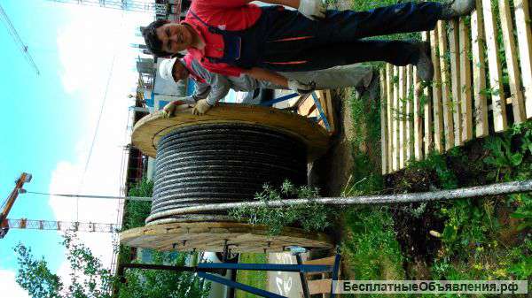 W землакоб поркладка кабель высаковолтне любой быстро не дорог