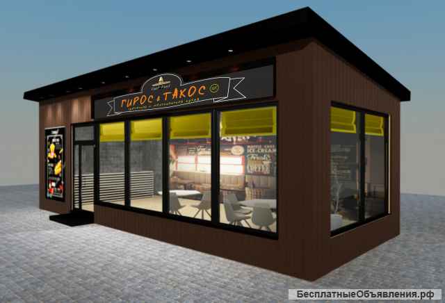 Павильон из сэндвич панелей