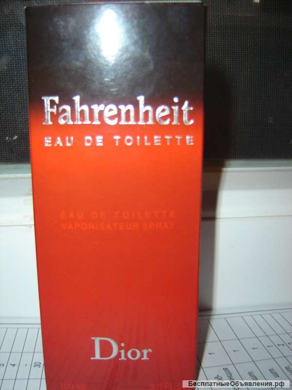 Муж. парфюм Fahrenheit Dior, 100мл, пробник