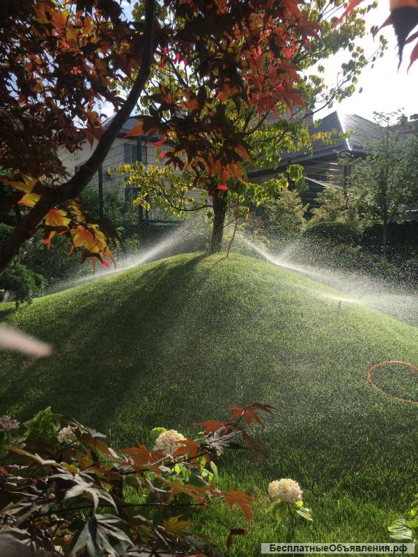 Озеленение и системы автоматического полива