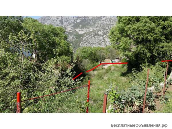 Панорамный участок в городе Рисан, Черногория