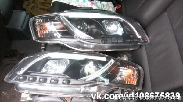 Audi A4 B7 тюнинг фары Sonar