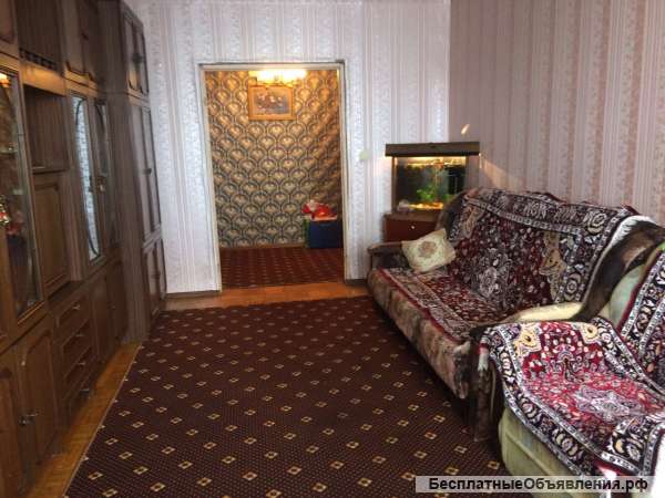 2 комнаты в 3-х комнатной квартире