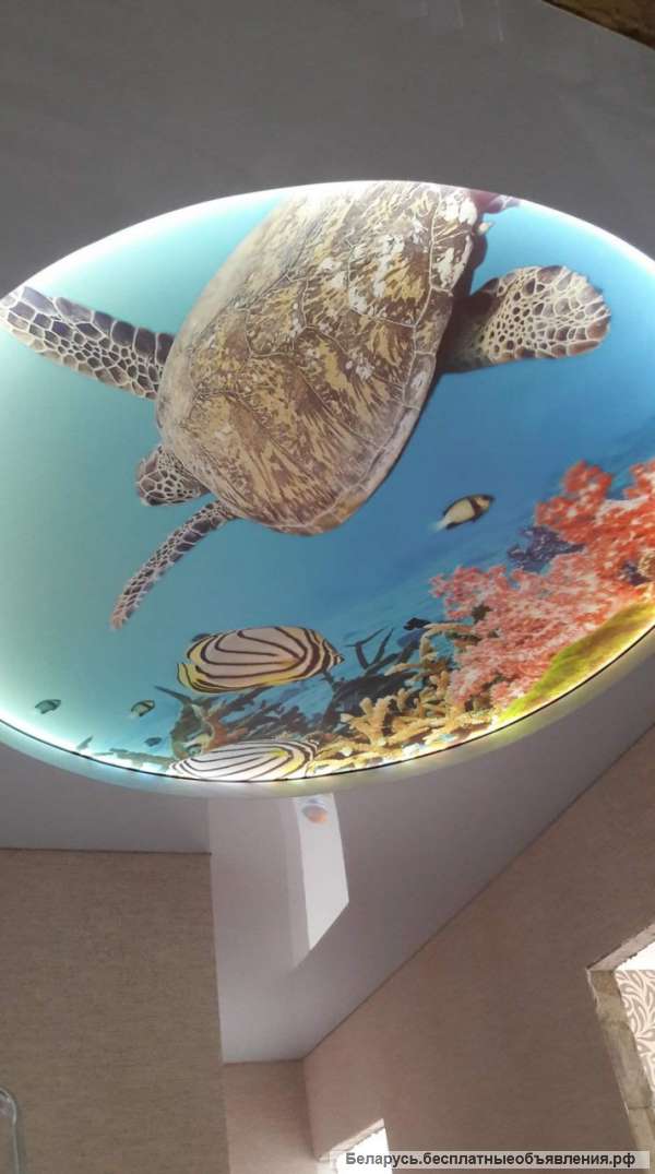 Монтаж натяжных потолков