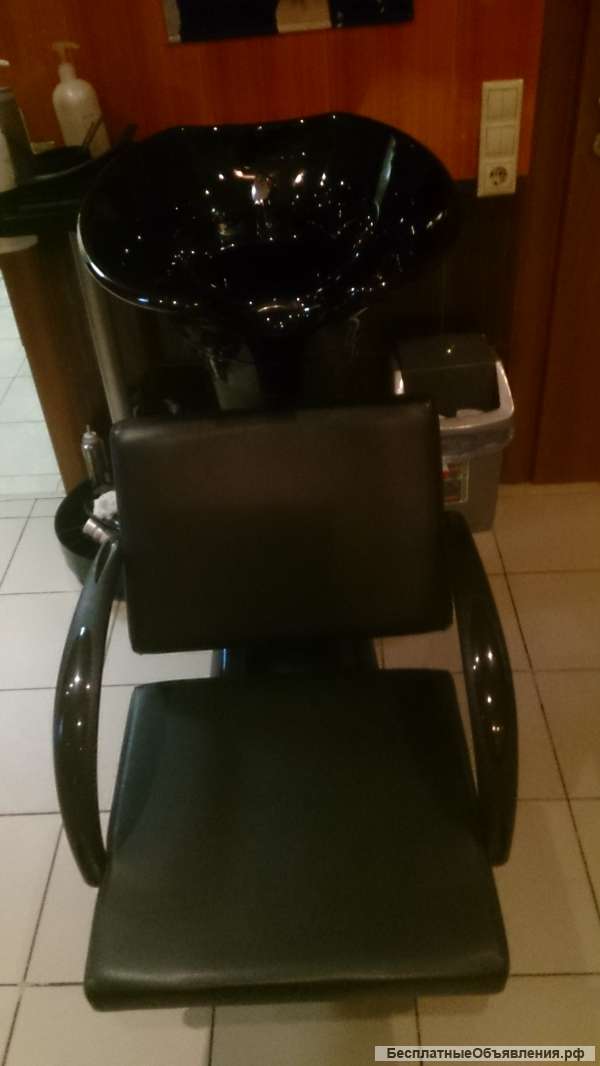 Мойка парикмахерская Италия и стойка для шампуней