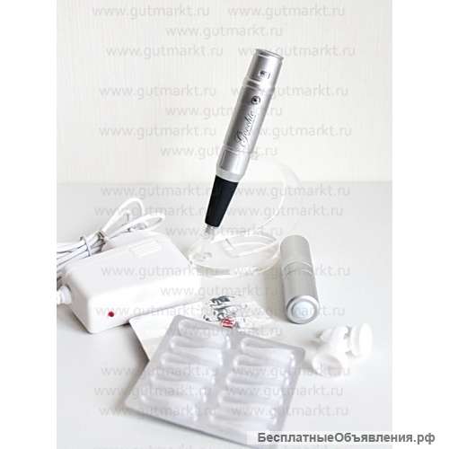 Машинка для татуажа Goochie Flat Line Professional серебристая