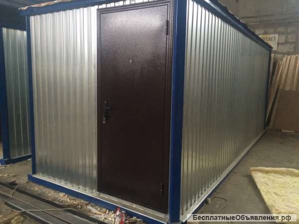 Блок контейнер с металлической дверью