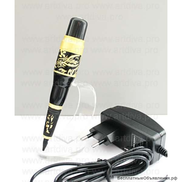 Машинка для татуажа Dragon Machine Gold Дракон с педалью