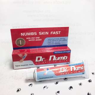 Анестетик обезболивающий крем Dr. Numb Доктор Намб 30гр. для татуажа и татуировок.
