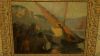 Старинная картина «Проповедь Иисуса Христа на Тивериадском озере» близ Капернаума». XIX век.