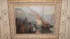 Старинная картина «Проповедь Иисуса Христа на Тивериадском озере» близ Капернаума». XIX век.