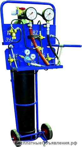 Стенд дегазации баллонов