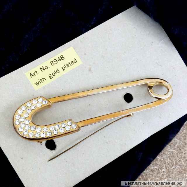 Брошь-булавка от "Queen of Saba" винтаж