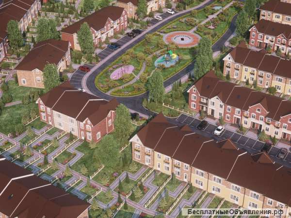 Таунхаус два этажа в поселке бизнес класса