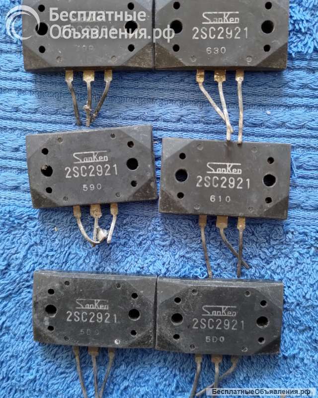 2SC2921 (C2921), Sanken electric, NPN, 150W, 160V, 15A, 60MHz, MT-200 оригинальный ДЕМОНТАЖ