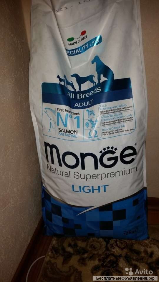 Корм Monge light
