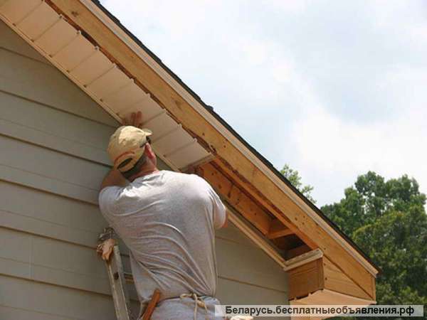 Подшивка карнизных свесов