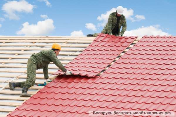 Настил металлочерепицы