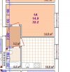 Готовая 1ком квартира 33,5м за 570000руб