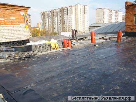 Строительство плоской кровли под ключ