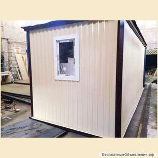 Блок контейнер новый с полимером, сэлектрикой, полным утеплением