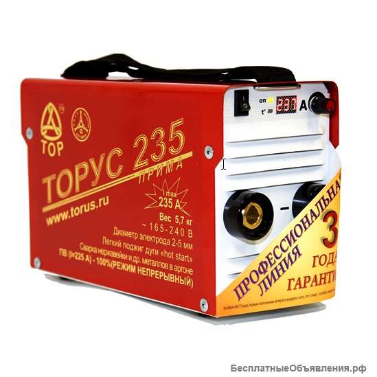 Инвертор сварочный ТОРУС-200С Супер