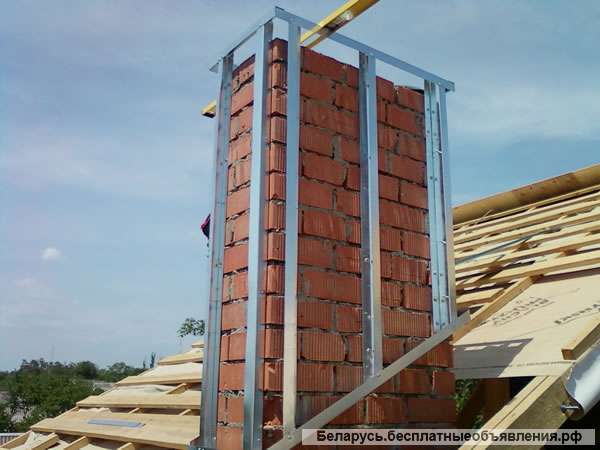 Обшивка дымоходов