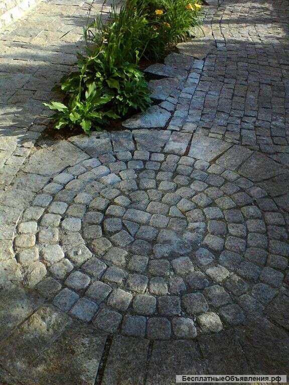 Укладка тротуарной плитки