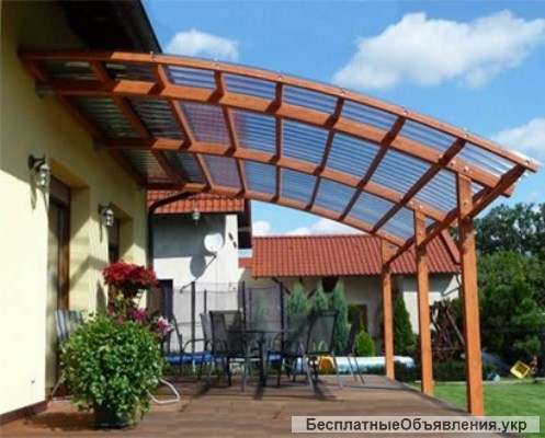 Деревянные навесы - Эксклюзив. Дорого.