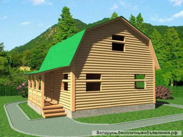 Сруб Дома даниил из бруса доставка и установка 15 дней