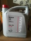 Nissan Масло моторное 5W-30, 5 л