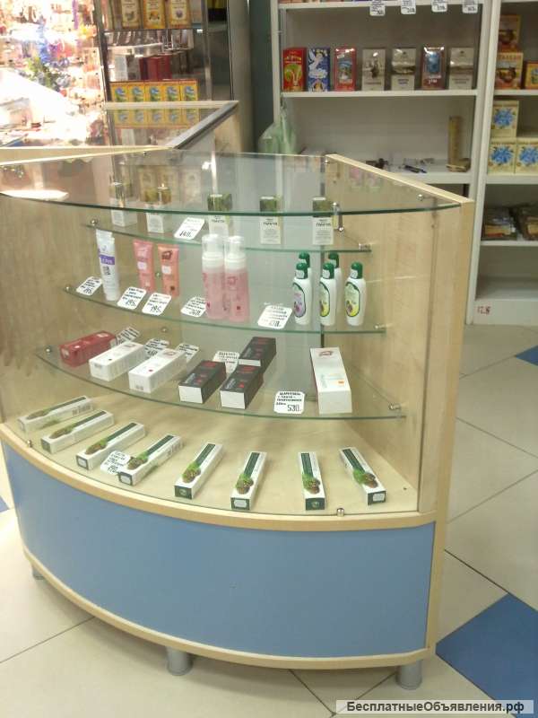 Полукруглый прилавок