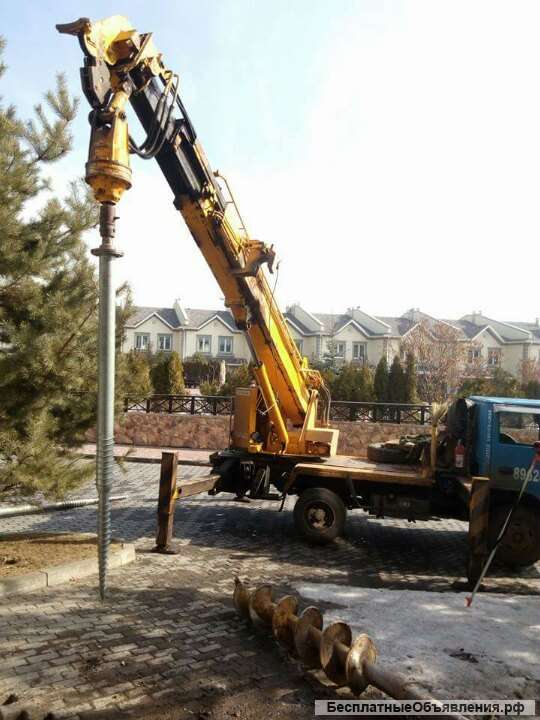 Фундамент на винтовых сваях