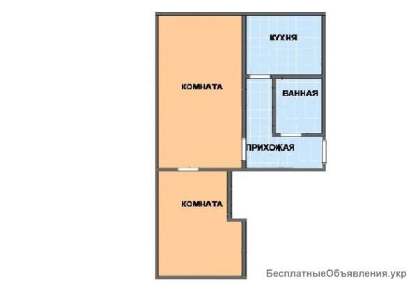 Двухкомнатную квартиру в Киеве