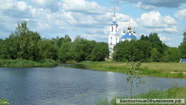 Собственник, продаю участок на 1 линии р. Нерль (15 м. до участка).