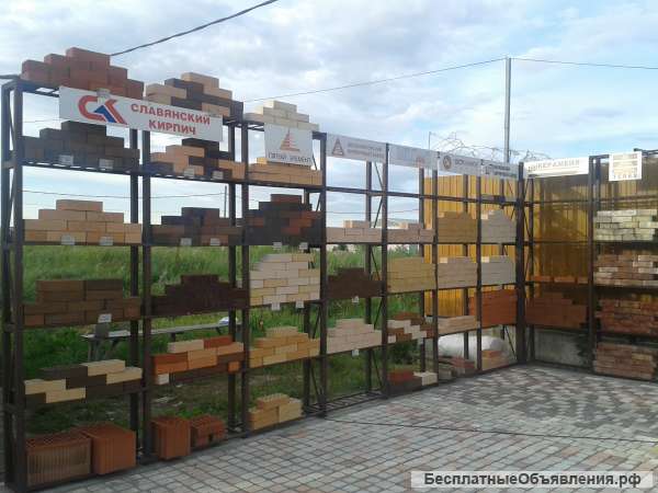 Кирпич лицевой глиняный, силикатный