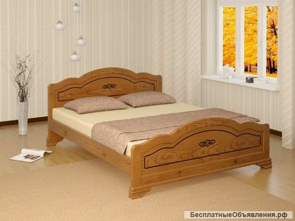Кровать Сатори из дерева