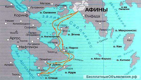 Путешествие на яхте в Греции 2-9 августа