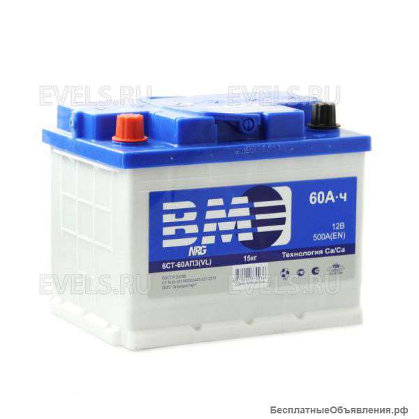 Аккумуляторы ВМ Energy 60 Ah